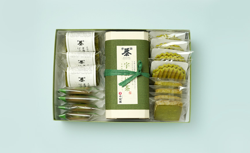 老舗茶舗の京都 宇治抹茶焼き菓子5種17個詰合せ