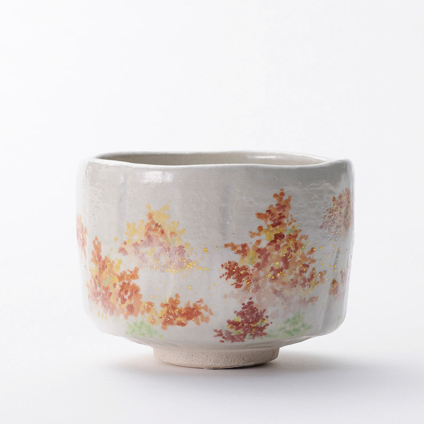 茶道具 抹茶茶碗（まっちゃちゃわん） 季節茶碗 森の紅葉図 2 吉村 楽