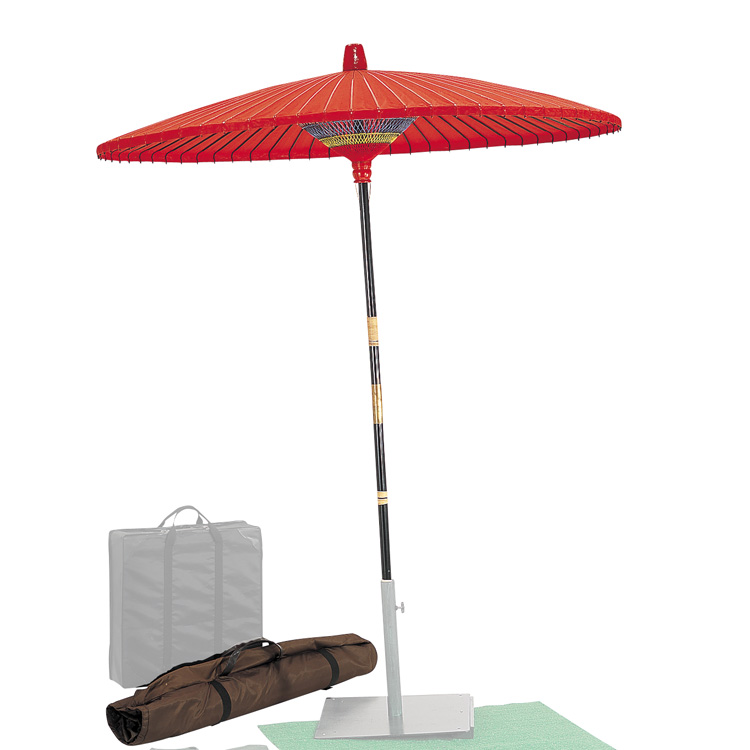 茶道具 野点傘 ３尺５寸 (収納バッグ付)●商品名以外のものは別売です。 野点傘