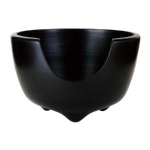 茶道具 黒陶 紅鉢 ●写真はイメージです。実際の物とは異なります。 ●五徳は別売です。 蒲池窯