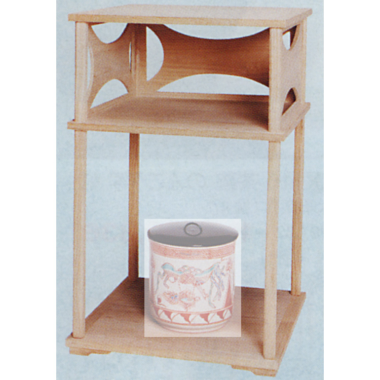烏帽子棚 茶道具 棚 茶棚 組み立て式 紙箱 - 棚/ラック