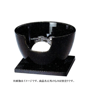 茶道具 風炉（ふろ） ヤマキ製電熱式紅鉢　黒　100V/200W/500W