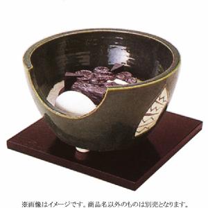 茶道具 風炉（ふろ） ヤマキ製電熱式紅鉢 織部 100V/200W/500W