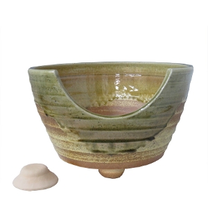 茶道具 風炉（ふろ） 紅鉢 信楽 コード穴付　※画像はイメージです。商品名以外は別売りとなります。 西尾 香舟