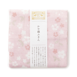 茶道具 水屋道具（みずやどうぐ） かや織ふきん しだれ桜　布巾