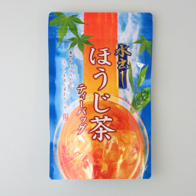 滋賀県土山産のほうじ茶を使用し、水出しでもほうじ茶の香りを余すところなく堪能できる水出し用ティーバッグです