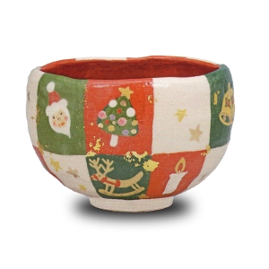茶道具 抹茶茶碗（まっちゃちゃわん） クリスマス 茶碗 吉村 楽入
