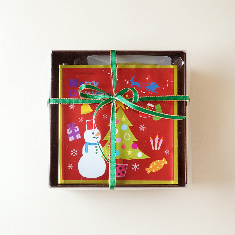 宇治抹茶焼き菓子5種5個 メリークリスマス メッセージ付き緑茶の詰合せ