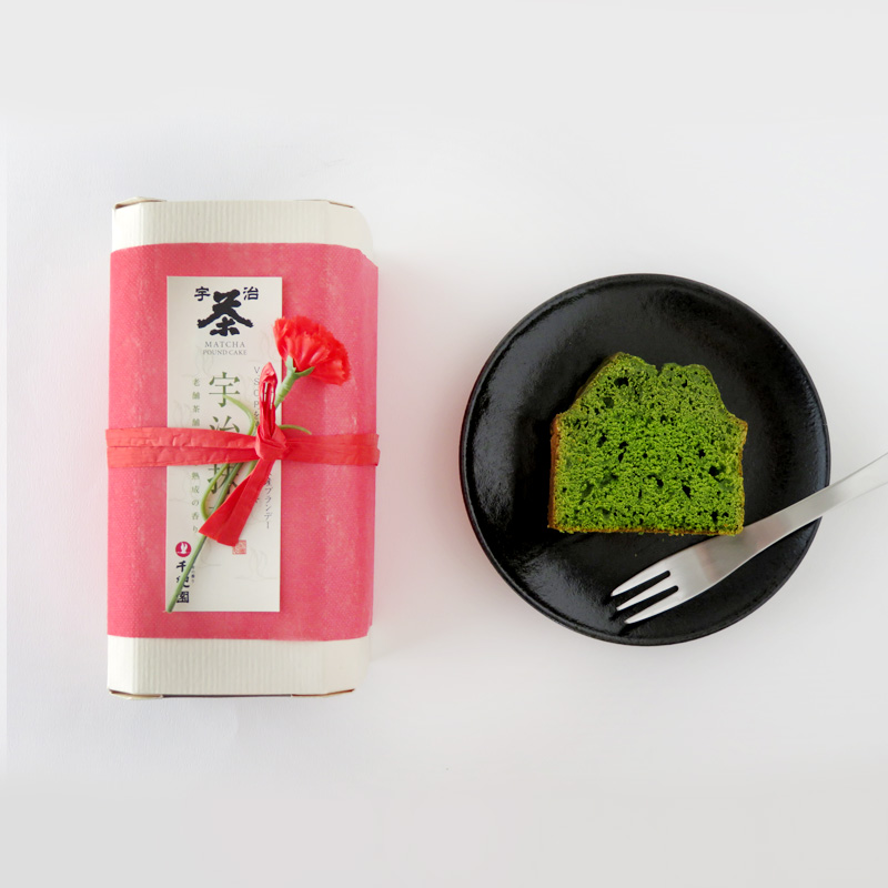 宇治抹茶とブランデーのパウンドケーキ【母の日限定パッケージ】