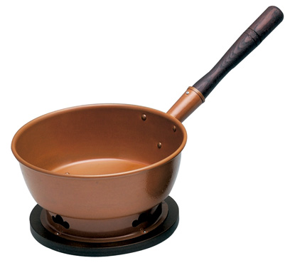 茶道具 水屋道具（みずやどうぐ） 台付十能 丸