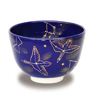 茶道具 抹茶茶碗（まっちゃちゃわん） 茶碗 瑠璃釉 星に願いを 加藤 永山