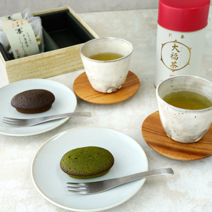 【季節限定】大福茶（おおぶくちゃ）とふぃなんしぇ２種詰合せ